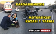 MOTOR SÜRÜCÜSÜ KAZA YAPTI