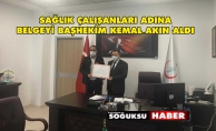 SAĞLIK ÇALIŞANLARINA VALİ ŞAHİNDEN TEŞEKKÜR BELGESİ