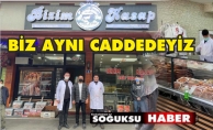 BİZİM KASAP AYNI CADDEDE HİZMETE DEVAM EDİYOR