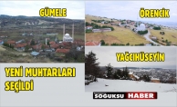 İŞTE 3 MAHALLENİN YENİ MUHTARLARI