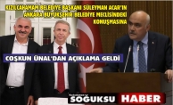 COŞKUN ÜNAL'DAN GÜNDEME DAİR AÇIKLAMALAR