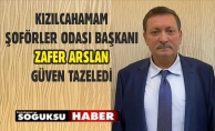 ŞOFÖRLER ODASI BAŞKANI YENİDEN ZAFER ARSLAN SEÇİLDİ