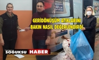 GERİDÖNÜŞÜM ATIKLARIYLA ÖRNEK BİR DAVRANIŞ SERGİLEDİ