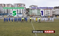 KIZILCAHAMAMSPOR RAKİBİNE 5 ATTI