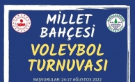 MİLLET BAHÇESİ VOLEYBOL TURNUVASI BAŞLIYOR