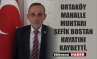 ŞERİF BOSTAN HAYATINI KAYBETTİ