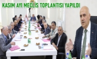 KASIM AYI BELEDİYE MECLİS TOPLANTISI YAPILDI