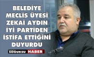 ZEKAİ AYDIN İSTİFA ETTİ