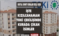 İŞTE KURADA ÇIKAN İSİMLER