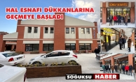 KIZILCAHAMAM HAL ESNAFI YENİ DÜKKANLARINA GEÇMEYE BAŞLADI