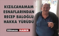 RECEP BALOĞLU HAYATINI KAYBETTİ