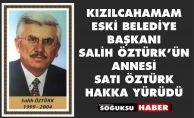 SATI ÖZTÜRK VEFAT ETTİ