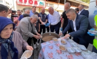 KIZILCAHAMAM'DA AŞURE DAĞITIMI YAPILDI