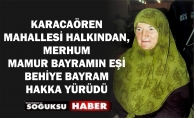 BEHİYE BAYRAM HAKKA YÜRÜDÜ