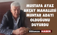 MUSTAFA AYAZ ADAYLIĞINI DUYURDU