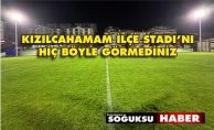 İLÇE STADI IŞIKLANDIRILDI