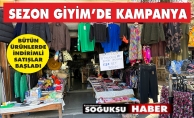 SEZON GİYİMDE KAMPANYALI SATIŞLAR BAŞLADI