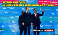 KIZILCAHAMAM'IN İLK RESMİ BELEDİYE BAŞKAN ADAYI SEYFULLAH KÖKEN OLDU