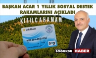 BAŞKAN'DAN SOSYAL DESTEK AÇIKLAMASI