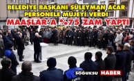   KIZILCAHAMAM BELEDİYE PERSONELİNE % 75 ZAM MÜJDESİ