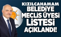 CUMHUR İTTİFAKI BELEDİYE MECLİS ÜYLERİ BELİRLENDİ