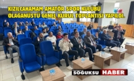 KIZILCAHAMAM BELEDİYESİ AMATÖR SPOR KULÜBÜ YENİ YÖNETİMİ BELİRLENDİ