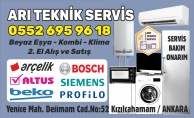 ARI TEKNİK SERVİS HİZMETTE HIZLI VE GÜVENİLİR ADRES