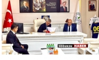 BAKAN MEMİŞOĞLU KIZILCAHAMAM'DA ZİYARETLERDE BULUNDU