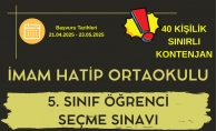 İHO 4.SINIFLARA YÖNELİK SINAV BAŞVURULARI BAŞLADI.