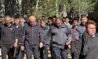 KIZILCAHAMAM DA GENÇLİK YÜRÜYÜŞÜ YAPILDI