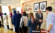 BAŞKAN ACAR PERONELİ İLE MAKAMINDA BAYRAMLAŞTI
