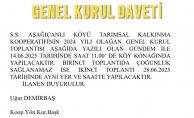 GENEL KURUL İLANI