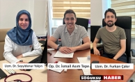 KIZILCAHAMAM DEVLET HASTANESİNDE 3 BAŞARILI DOKTOR HİZMETE BAŞLADI.