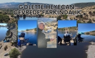 BALIK TUTMA YARIŞMASI İLE DOĞADA TEMİZLİK ÇALIŞMASI YAPILDI