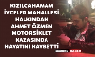AHMET ÖZMEN HAKKA YÜRÜRDÜ