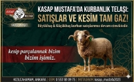 KASAP MUSTAFA'DA KURBAN SATIŞI DEVAM EDİYOR