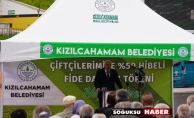 KIZILCAHAMAM BELEDİYESİ TARAFINDAN FİDE DAĞITIMI YAPILDI