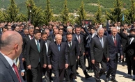 MHP LİDERİ DEVLET BAHÇELİ KIZILCAHAMAM'DA ANMA TÖRENİNE KATILDI