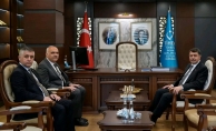 TİHEK BAŞKANI VASİP ŞAHİN’E HAYIRLI OLSUN ZİYARETİ