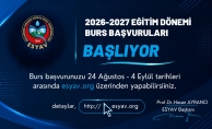 ESYAV BURS BAŞVURULARI BAŞLIYOR