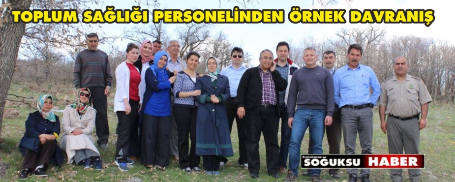 TOPLUM SAĞLIĞI PERSONELİNDEN ÖRNEK DAVRANIŞ