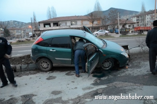 TRAFİK KAZASI BİR YARALI