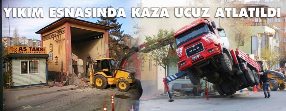 TRAFO YIKIMINDA VİNÇ ŞAHA KALKTI