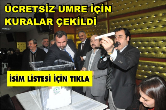 ÜCRETSİZ UMRE İÇİN KURALAR ÇEKİLDİ