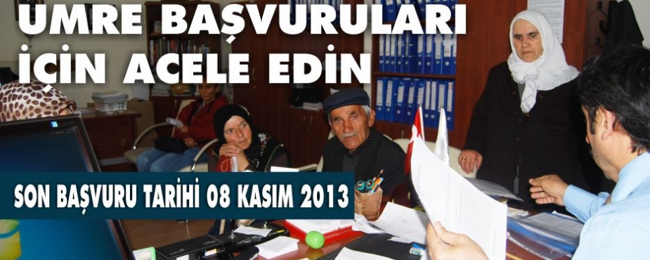 UMRE KAYITLARI İÇİN ACELE EDİN