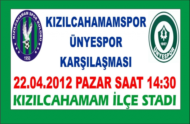 ÜNYESPOR KIZILCAHAMAM'A GELİYOR ÜNYESPOR KIZILCAHAMAM'A GELİYOR