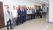 MHP İLÇE BAŞKANI VE YÖNETİMİNDEN KAYMAKAM'A ZİYARET