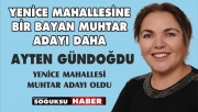 AYTEN GÜNDOĞDU ADAYLIĞINI AÇIKLADI