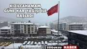 KIZILCAHAMAM BEYAZA BÜRÜNDÜ