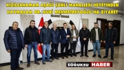 AŞAĞI ÇANLI MAHALLESİ HEYETİNDEN KAYMAKAM'A ZİYARET